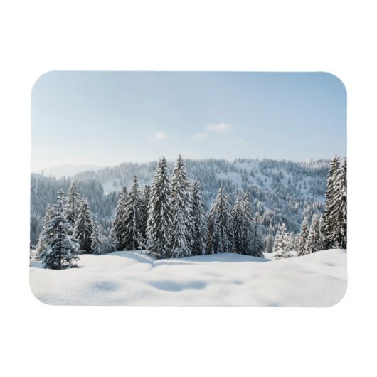 氷と雪 | Allgau Bavaria Germany マグネット (横)