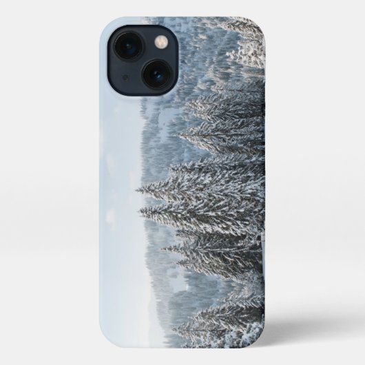 氷と雪 | Allgau Bavaria Germany iPhoneケース (裏面)