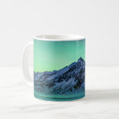 氷と雪 | Aurora Borealis Milky Wayアイスランド コーヒーマグカップ (正面左)