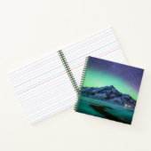 氷と雪 | Aurora Borealis Milky Wayアイスランド ノートブック (内部)