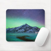 氷と雪 | Aurora Borealis Milky Wayアイスランド マウスパッド (マウス)