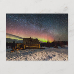 氷と雪 Aurora Polaris Murmansk,アイスランド ポストカード