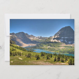 氷と雪 Glacier National Park, Montana サンキューカード