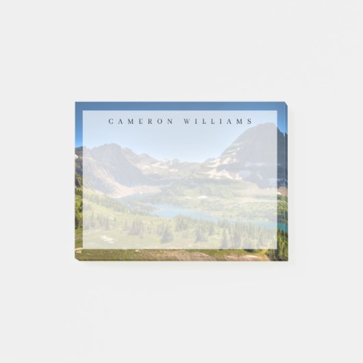 氷と雪 | Glacier National Park, Montana ポストイット (正面)