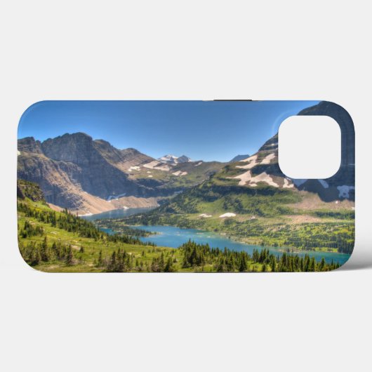 氷と雪 | Glacier National Park, Montana Case-Mate iPhoneケース (裏面 (横))