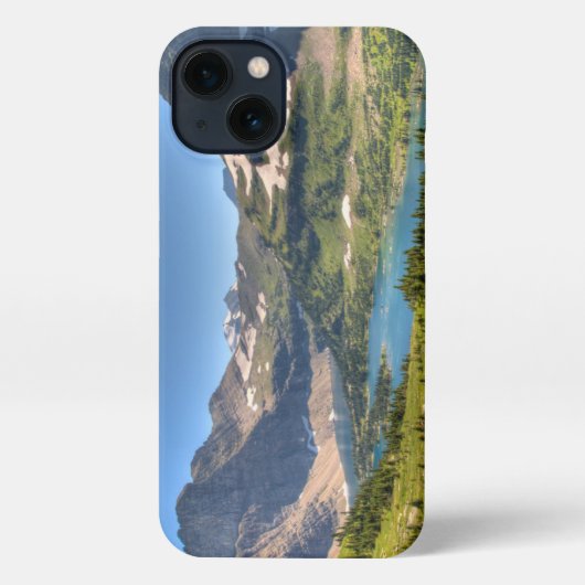 氷と雪 | Glacier National Park, Montana iPhoneケース (裏面)