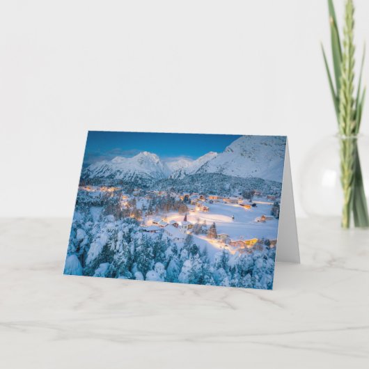 氷と雪 | Graubunden, Engadin，スイス カード (正面)
