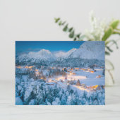 氷と雪 | Graubunden, Engadin,スイス サンキューカード (スタンド正面)