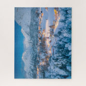 氷と雪 | Graubunden, Engadin，スイス ジグソーパズル (縦)