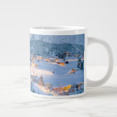 氷と雪 | Graubunden, Engadin,スイス ジャンボコーヒーマグカップ (右)
