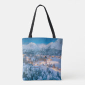 氷と雪 | Graubunden, Engadin,スイス トートバッグ (裏面)