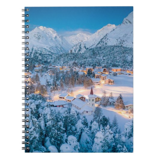氷と雪 | Graubunden, Engadin,スイス ノートブック (正面)