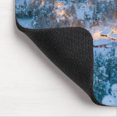 氷と雪 | Graubunden, Engadin,スイス マウスパッド (コーナー)