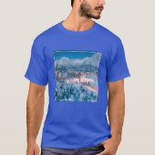 氷と雪 | Graubunden, Engadin，スイス Tシャツ (正面)