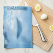 氷と雪 | Jokulsarlon Lagoon，アイスランド キッチンタオル (四つ折り)