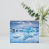 氷と雪 | Jokulsarlon Lagoon，アイスランド ポストカード (スタンド正面)