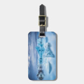 氷と雪 | Jokulsarlon Lagoon，アイスランド ラゲッジタグ (正面縦)