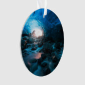 氷と雪 | Mendenhall Glacier, Juneau,アラスカ オーナメント (正面)