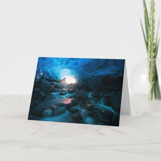 氷と雪 | Mendenhall Glacier, Juneau，アラスカ カード (正面)