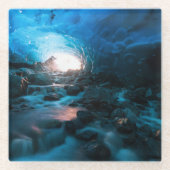 氷と雪 | Mendenhall Glacier, Juneau，アラスカ ガラスコースター (正面)