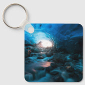 氷と雪 | Mendenhall Glacier, Juneau，アラスカ キーホルダー (正面)