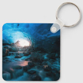 氷と雪 | Mendenhall Glacier, Juneau，アラスカ キーホルダー (裏面)