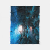 氷と雪 | Mendenhall Glacier, Juneau，アラスカ フリースブランケット (正面)