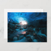 氷と雪 | Mendenhall Glacier, Juneau，アラスカ ポストカード (正面/裏面)