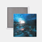 氷と雪 | Mendenhall Glacier, Juneau，アラスカ マグネット (正面/裏面)