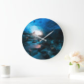 氷と雪 | Mendenhall Glacier, Juneau，アラスカ ラージ壁時計 (ホーム)