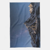 氷と雪 | Milky Way Baltoro Glacier（パキスタン） キッチンタオル (縦)