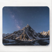 氷と雪 | Milky Way Baltoro Glacier（パキスタン） マウスパッド (正面)