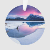 氷と雪 | Mt. Rundle，カナダ オーナメント (正面)