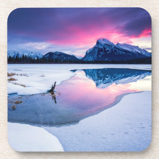 氷と雪 | Mt. Rundle，カナダ コースター (正面)