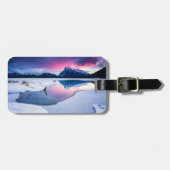 氷と雪 | Mt. Rundle，カナダ ラゲッジタグ (正面横)