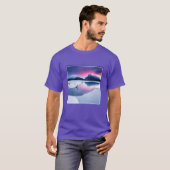 氷と雪 | Mt. Rundle，カナダ Tシャツ (正面フル)