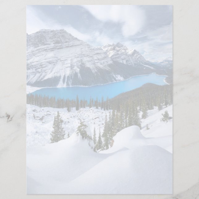 氷と雪 | Peyto Lake, Canadian Rockies (正面)