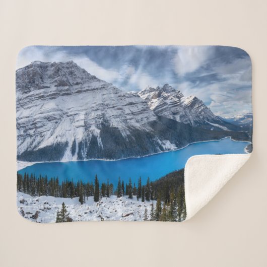 氷と雪 | Peyto Lake, Canadian Rockies シェルパブランケット (正面(横))