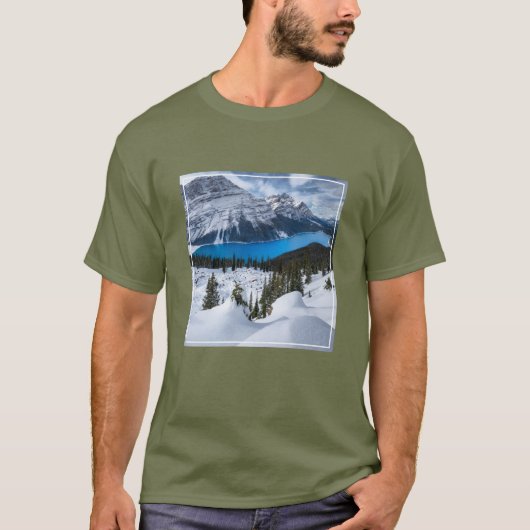氷と雪 | Peyto Lake, Canadian Rockies Tシャツ (正面)