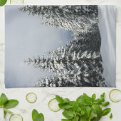 氷と雪 | Pine Woodland，オーストリア キッチンタオル (折り畳み)