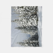 氷と雪 | Pine Woodland，オーストリア フリースブランケット (正面)