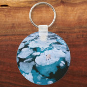 氷と雪 | Polar Bear，北極海，スバルバード キーホルダー (正面)