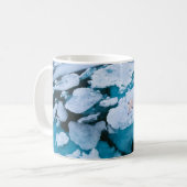 氷と雪 | Polar Bear,北極海,スバルバード コーヒーマグカップ (正面左)