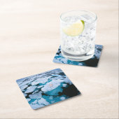 氷と雪 | Polar Bear,北極海,スバルバード スクエアペーパーコースター (インサイチュ)