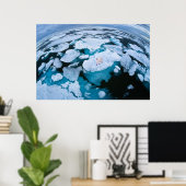 氷と雪 | Polar Bear，北極海，スバルバード ポスター (ホームオフィス)