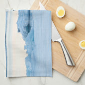 氷と雪 | Polar Bear Iceberg Norway キッチンタオル (四つ折り)