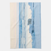 氷と雪 | Polar Bear Iceberg Norway キッチンタオル (縦)