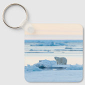 氷と雪 | Polar Bear Iceberg Norway キーホルダー (正面)