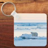 氷と雪 | Polar Bear Iceberg Norway キーホルダー (正面)