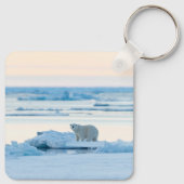 氷と雪 | Polar Bear Iceberg Norway キーホルダー (裏面)
